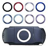 CD Drive Cover Steel Ring for PSP 1000 2000 UMD Back Door Cover, Steel Ring for PSP 1000 PSP 2000 Shell (Light Purple)
