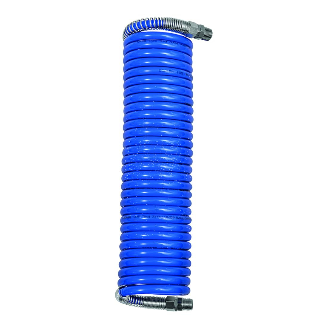Tubo a spirale, raccordo e molla antipiega, poliammide, R 1/4, tubo ø 10 x 8, PN a 23 °C max. 15 bar, lunghezza 7,5 m