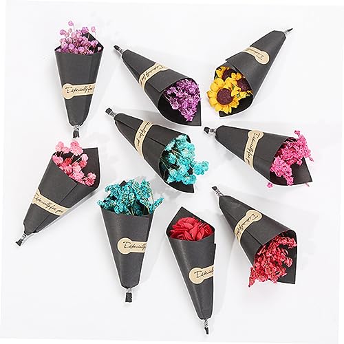 Ramo de flores secas para fiesta, 6 piezas miniatura 3