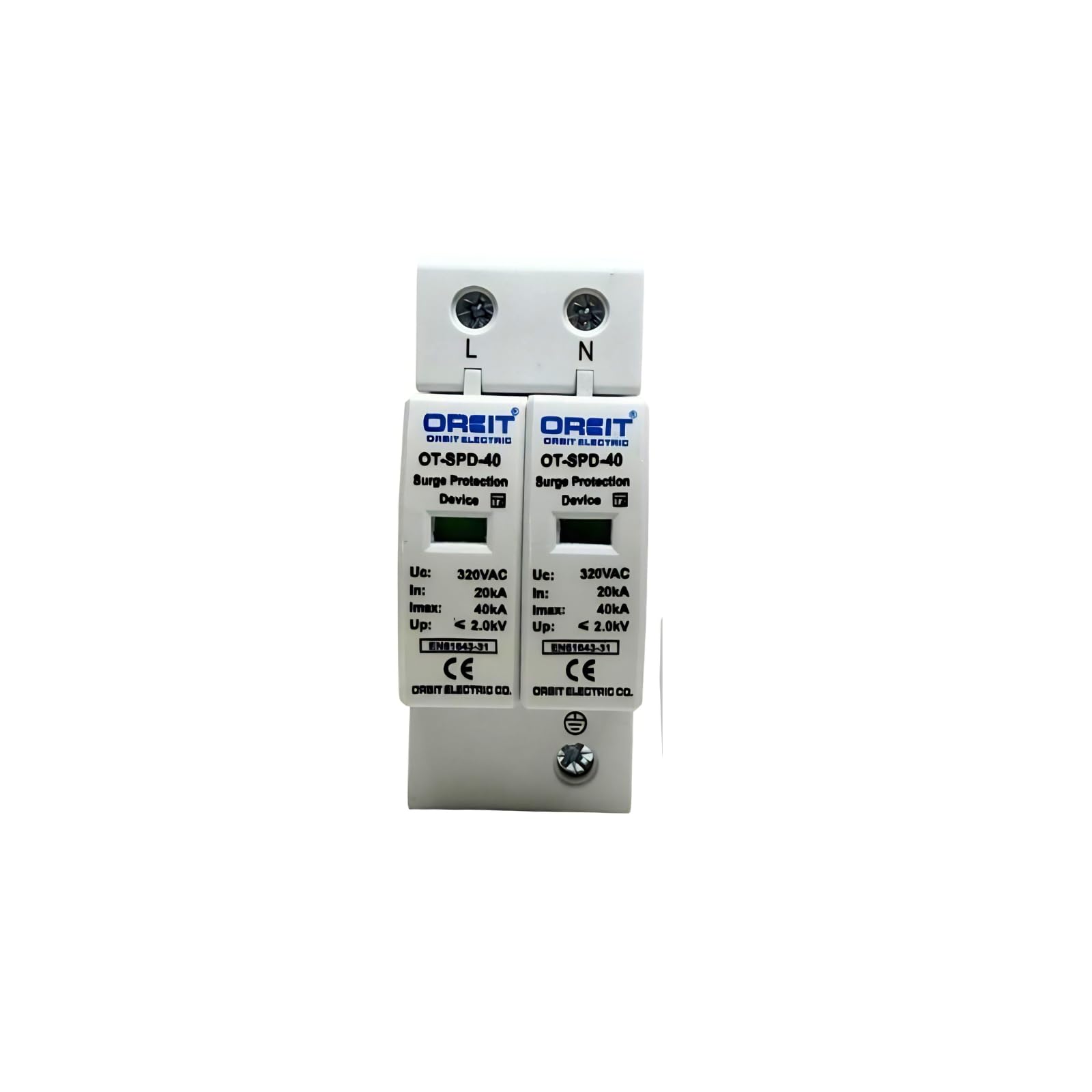 Orbit AC Surge Protection Device (SPD) 2 Pole 320V | AC Lightning Arrester with Replaceable Cartridge | Fast Response Surge Protector for ACDB, Solar Panel, Inverter & Electrical Systems-image-5