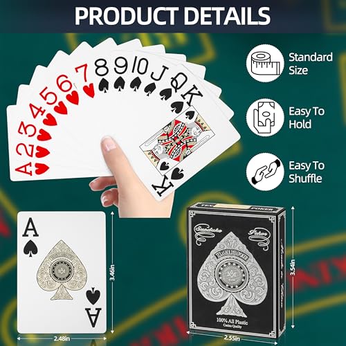 Cartas de Póker Resistentes al Agua y PVC miniatura 2