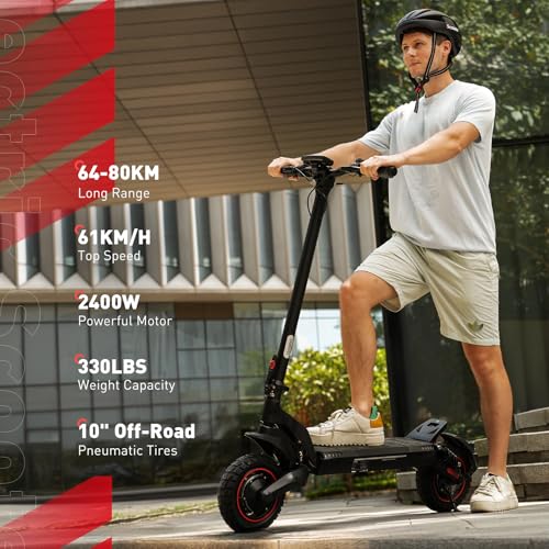 iScooter Electric Scooter Adults, 2000W/1000W Motor Up to