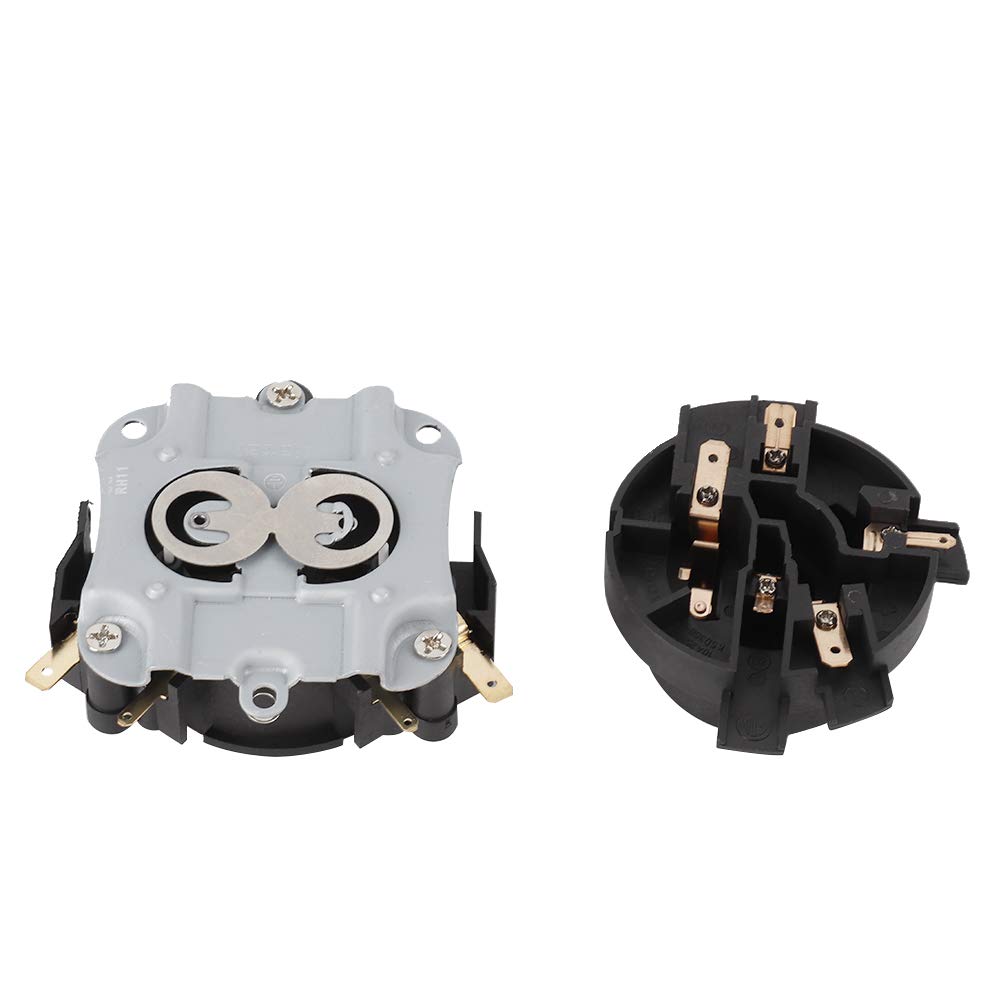 Przełącznik Termostatu do Czajnika Elektrycznego KSD688-5 i Podstawa Czajnika KSD368-5 Zamiennik Części Przełącznik Regulatora Temperatury z Czarnej Miedzi Znakomicie Wykonany do