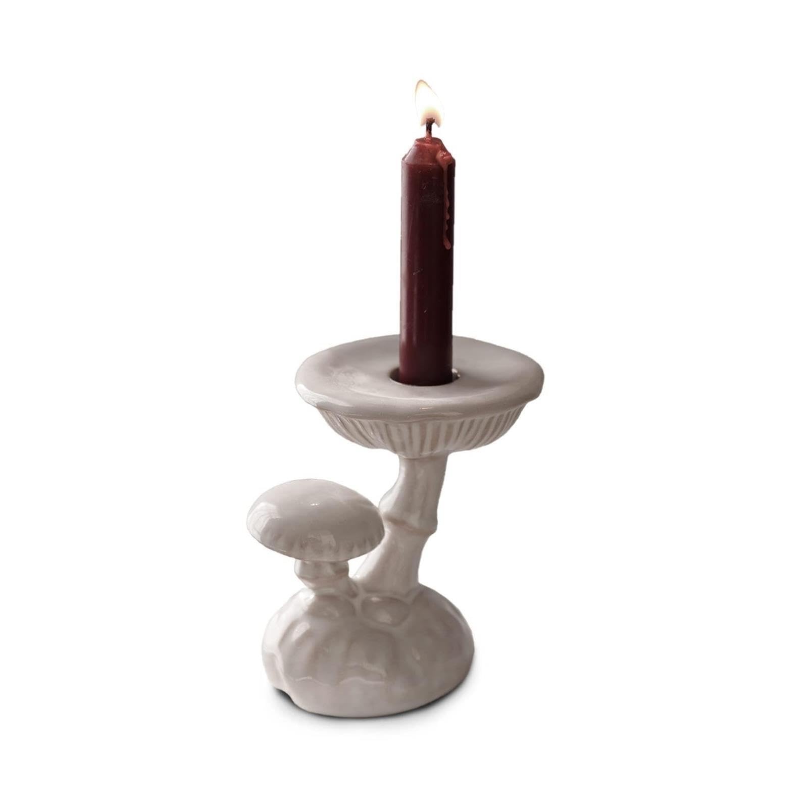 Portacandele Candeliere portacandele in Ceramica for Matrimonio Decorazioni per la mensola del Camino