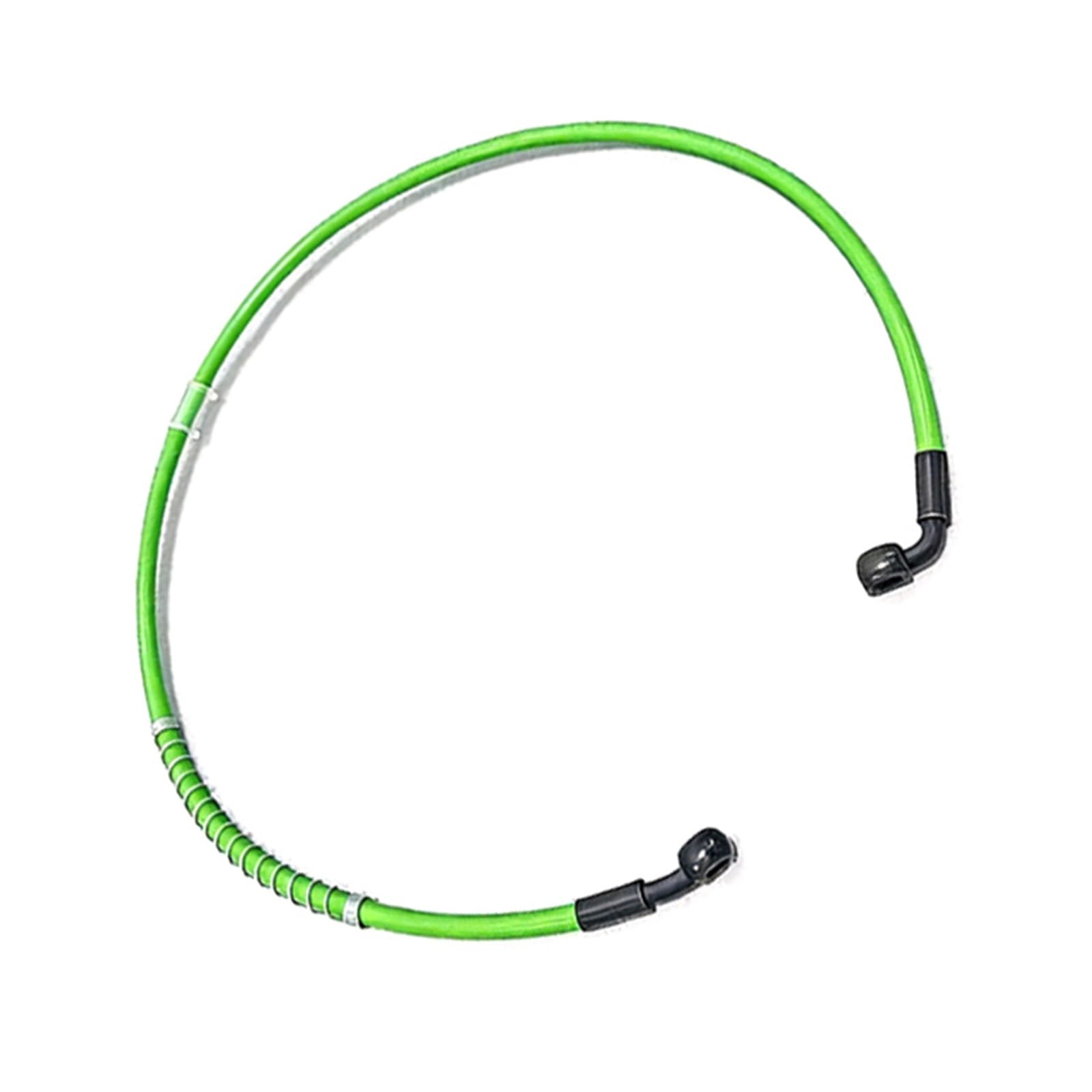 Motorbike Brake Line Motorcycle Accessories 28°-90° Stainless Steel Braided Brake Line Hydraulic Clutch Oil Hose 10cm-500cm M8 Green(130cm)