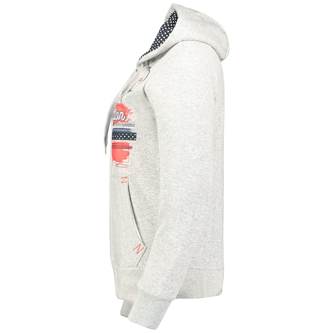 Geographical Norway Farlotte Lady - Sudaderas Mujer con Capucha Y Bolsillos - Sudadera Manga Larga Chaqueta Caliente - Cremallera Jersey Mujeres Primavera Verano Otoño Invierno