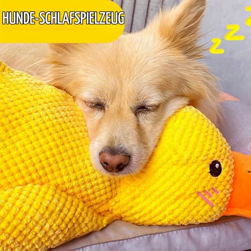 Speedy Panther Plüsch-Hundespielzeug für große Hunde, Quietschende Enten-Hundespielzeug, Weiches Welpenspielzeug für kleine, mittlere und große Hunde - 35 cm