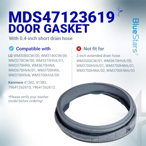 Image of [NEW] BlueStars MDS47123619 Washer Door Seal with Extra Removal Tools