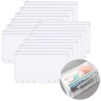 Amazon.co.jp: LWMINGALG 12枚 A5 バインダーポケット 6穴