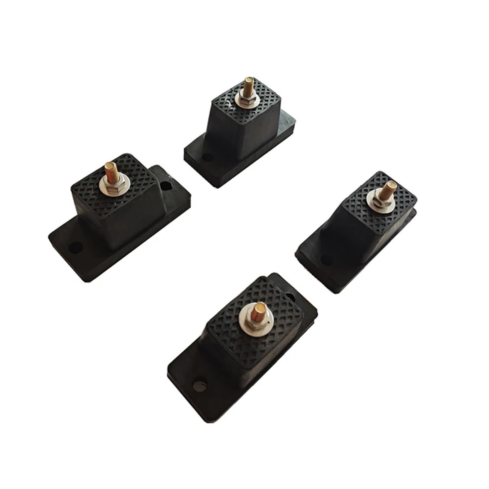 Ixllppyfn 4Pcs Air Conditioner Bracket Outside Air Conditioner Cushion Rubber Support Noise Prevention Base Rubber Mounts Heightening Pad