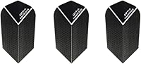 Vista 3 de Optix 3 juegos de dardos delgados Harrows más 1 juego de protectores de vuelo de dardos de aluminio