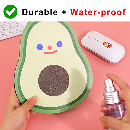Mouse Pad Cute Avocado Mouse Pads Kids Mouse Pad With Non-Slip Rubber Base For Laptop Gaming Home Office, Mouse Mat For Kids Women, Waterproof Pvc 7.9 X 6.5 Inches… #TOP2