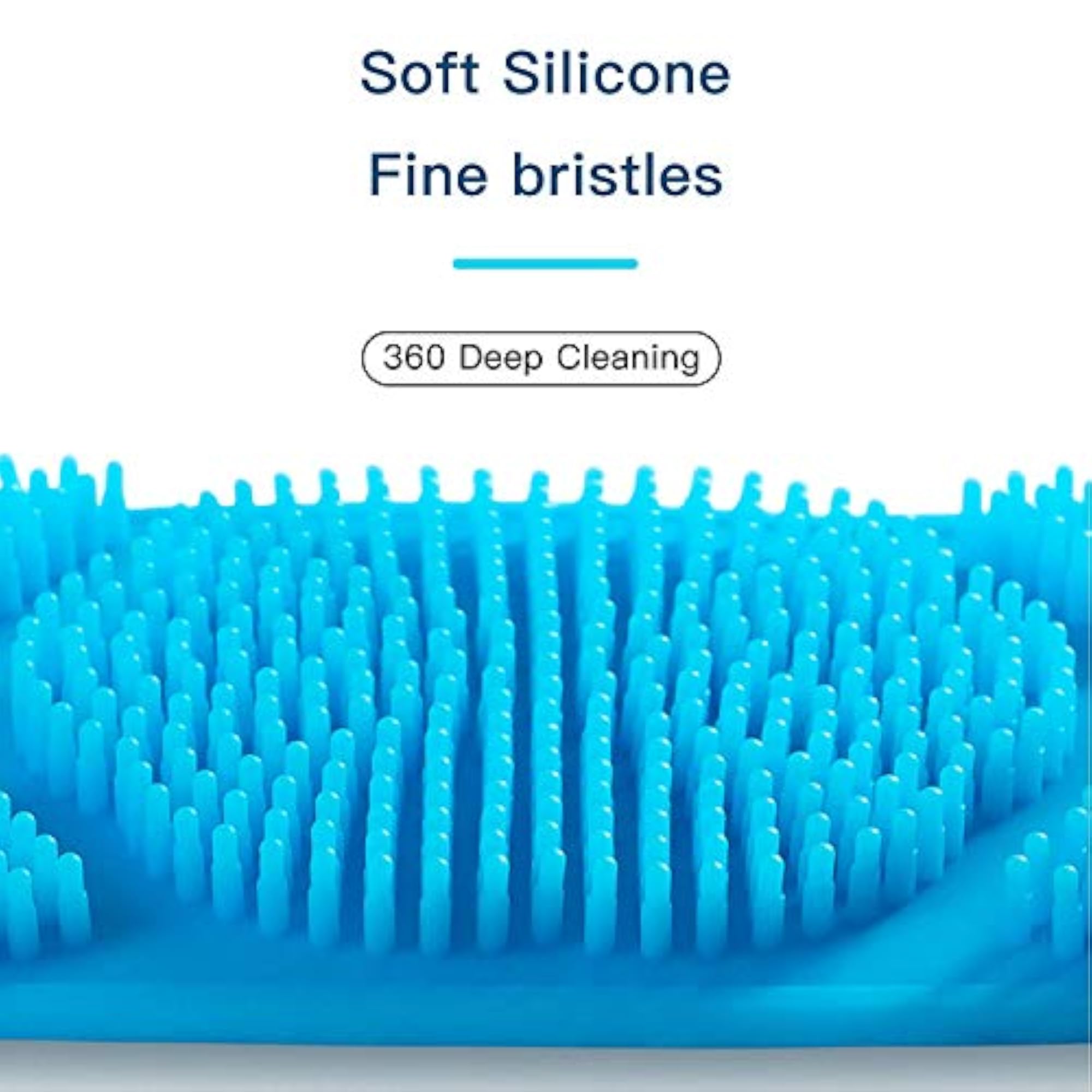 Silicone Bath Body Back Scrubber Belt with Dual Handles