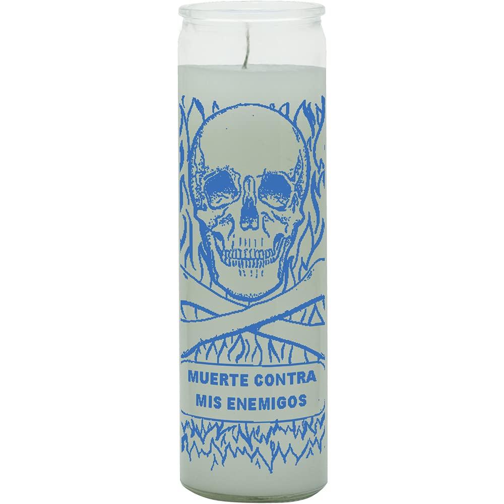 7 Day Ritual & Spiritual Candle-Protection from Enemy White