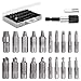 Valkynos Damaged Screw Extractor Set,22 PCS Easy Out Stripped Screw Extractor Kit, Chromium-vanadium Steel Broken Screw Remover Set with Magnetic Extension Bit Holder & Socket Adapter