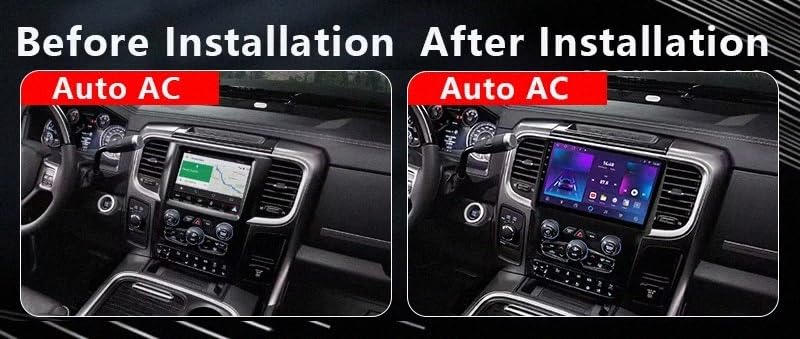 Autoradio para Dodge RAM 1500 2013-2019 con CarPlay inalámbrico y pantalla táctil HD 2