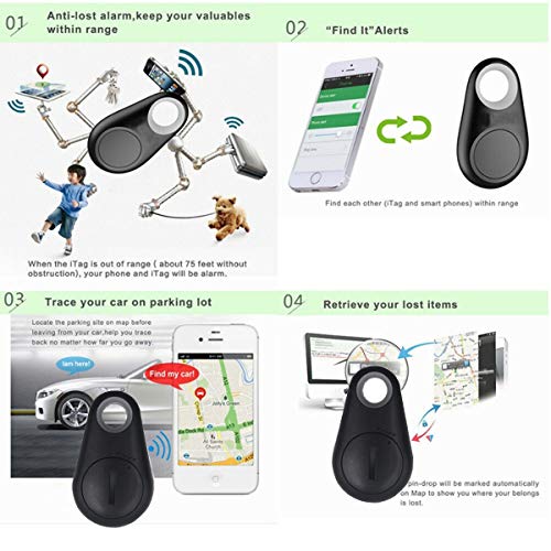 Smart Bluetooth anti-loss device, water drop triangle type two-way alarm, for the elderly children a