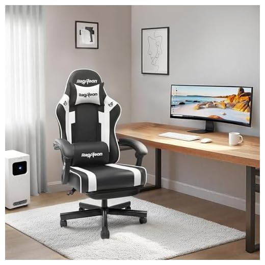Ergonomischer Riftracer Gaming Stuhl Schwarz