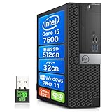 【整備済み品】【整備済み品】デル/デスクトップpc/OptiPlex 5050SFF/デスクトップパソコン/高性能 第7世代 Corei5 7500/windows11 デスクトップ/Office 2021搭載/WIFI6/Bluetooth5.3/DP/HDMI/USB3.0/4KHD対応/マルチ画面対応/初期設定済み・整備・180日保証 (メモリ32GB+SSD512GB) image