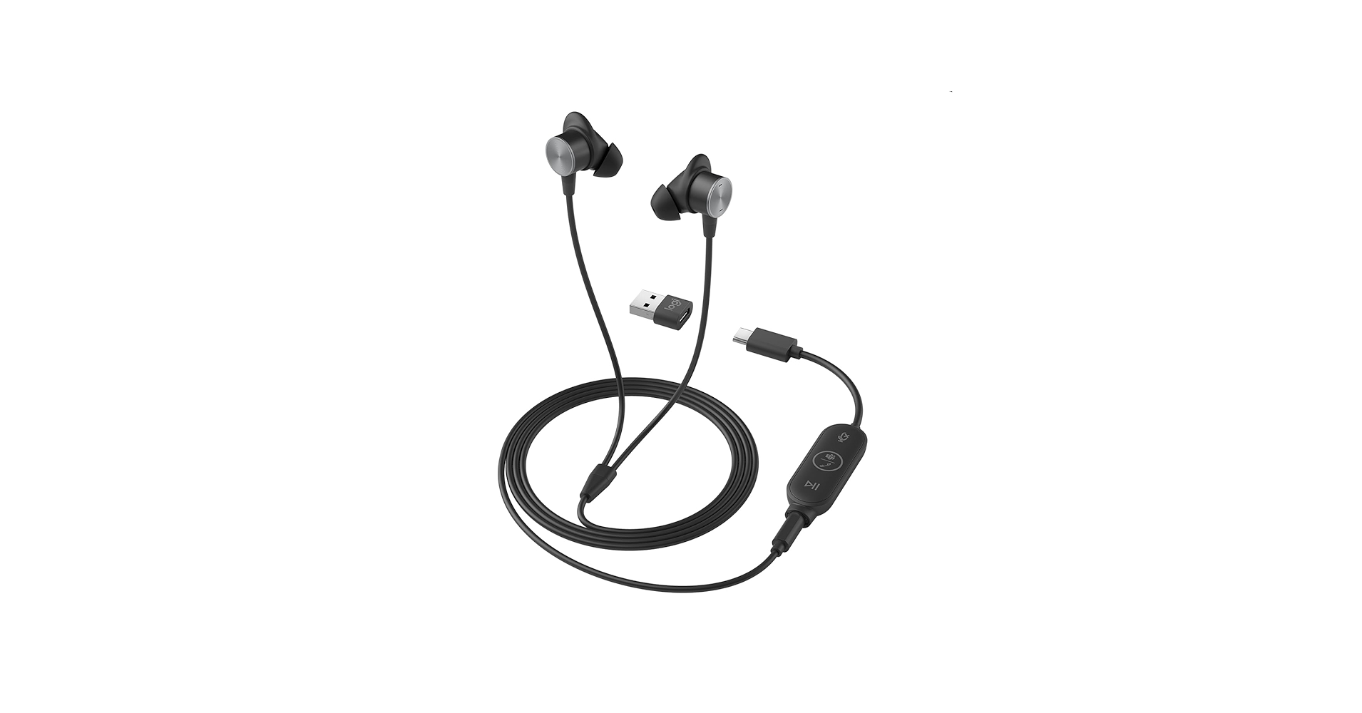 Logicool Zone Wired Earbuds 有線イヤフォン Zone Wired Earbuds with Noise Cancelling Mic