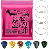 PREMIUM STRINGS: Nickel wound steel strings with custom gauge 9-42, delivering powerful magnetic response and enhanced pickup sensitivity CONSTRUCTION: High-precision pure nickel strings featuring elevated nickel composition and hexagonal steel core ...