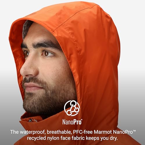 Image of MARMOT Men's PreCip Eco Lightweight & Waterproof Rain Jacket
