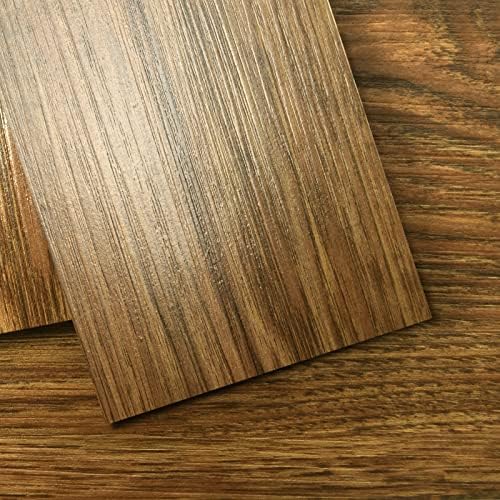 Art3d Peel and Stick Floor Tiles Vinyl Plank Flooring Wood Look 18 Sq.ft, Adhesive and Waterproof Tile Sticker for Bedroom, Living Room, Kitchen, RV in Ashtree, Pack of 12