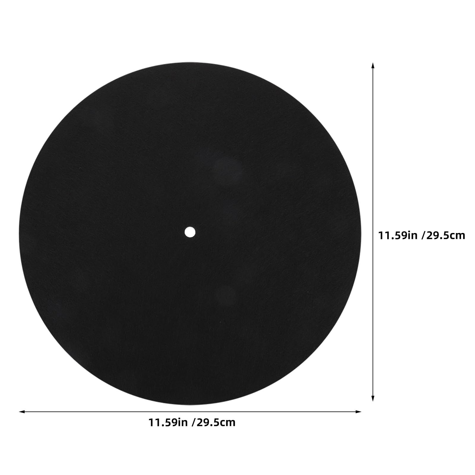 Vaguelly 6 Piezas Alfombrillas de Fieltro para Tocadiscos Antiestáticas Antideslizantes Protección Vinilo Reducción Vibración Ruido para Reproductores