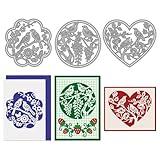 Largement utilisé:ces matrices de découpe exquises peuvent être utilisées pour concevoir toutes sortes de décorations artisanales DIY selon votre imagination., comme le scrapbooking, album, fabrication de cartes, artisanat en papier et ainsi de suite, permettant à vos cartes de vœux et à vos créations de scrapbooking d'être totalement uniques.