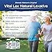 Vital Planet - Vital Lax Natural Laxative Cleanse Supplement for Occasional Constipation, with Magnesium Hydroxide, Slippery Elm, Aloe, and Triphala to Support Bowel Regularity 100 Capsules