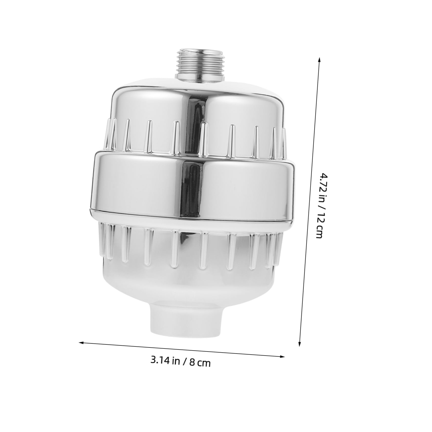 Alipis Filtro de Ducha para Agua Dura 15 Niveles de Filtración y Cabezal de Ducha Giratorio de 360 Grados, Material Abs Resistente y Algodón para Mayor Durabilidad