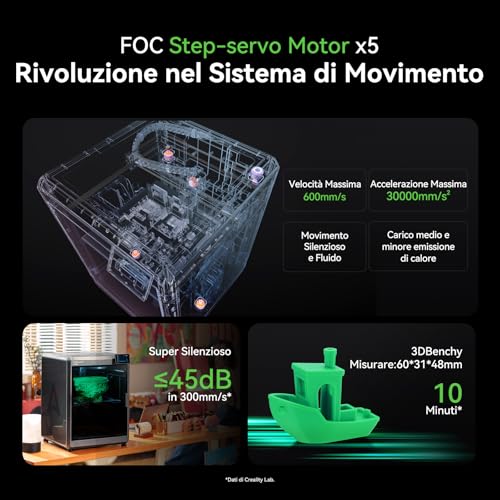 Creality K2 Plus 3D Printer 350 x 350 x 350 mm Building Volume, Supports Multicoloured Printing