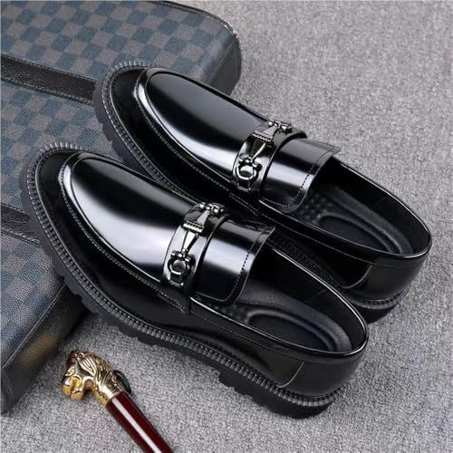 Men's Genuine Leather Slip-On Loafers Spring Business Casual Shoes Comfortable Driving Moccasins Breathable Dress Footwear2
