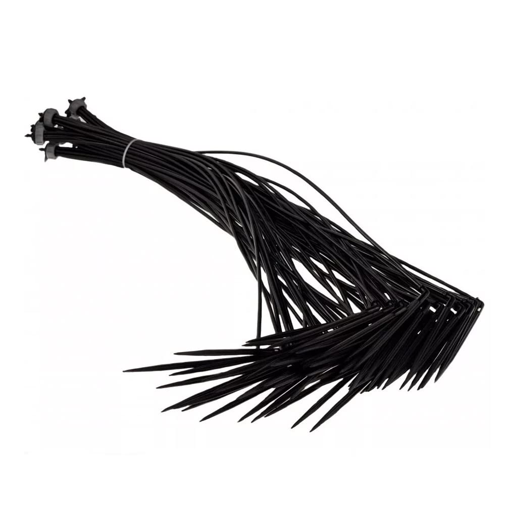 [Pack 50] Pulpo de riego por Goteo de 4 Salidas. Microtubo 60cm. Riego por Goteo. Se Conecta a goteros para RIEGO de MACETAS