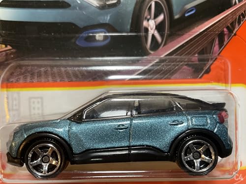 Auto Matchbox Citroen e-C4 1:64 Azul Claro miniatura 2