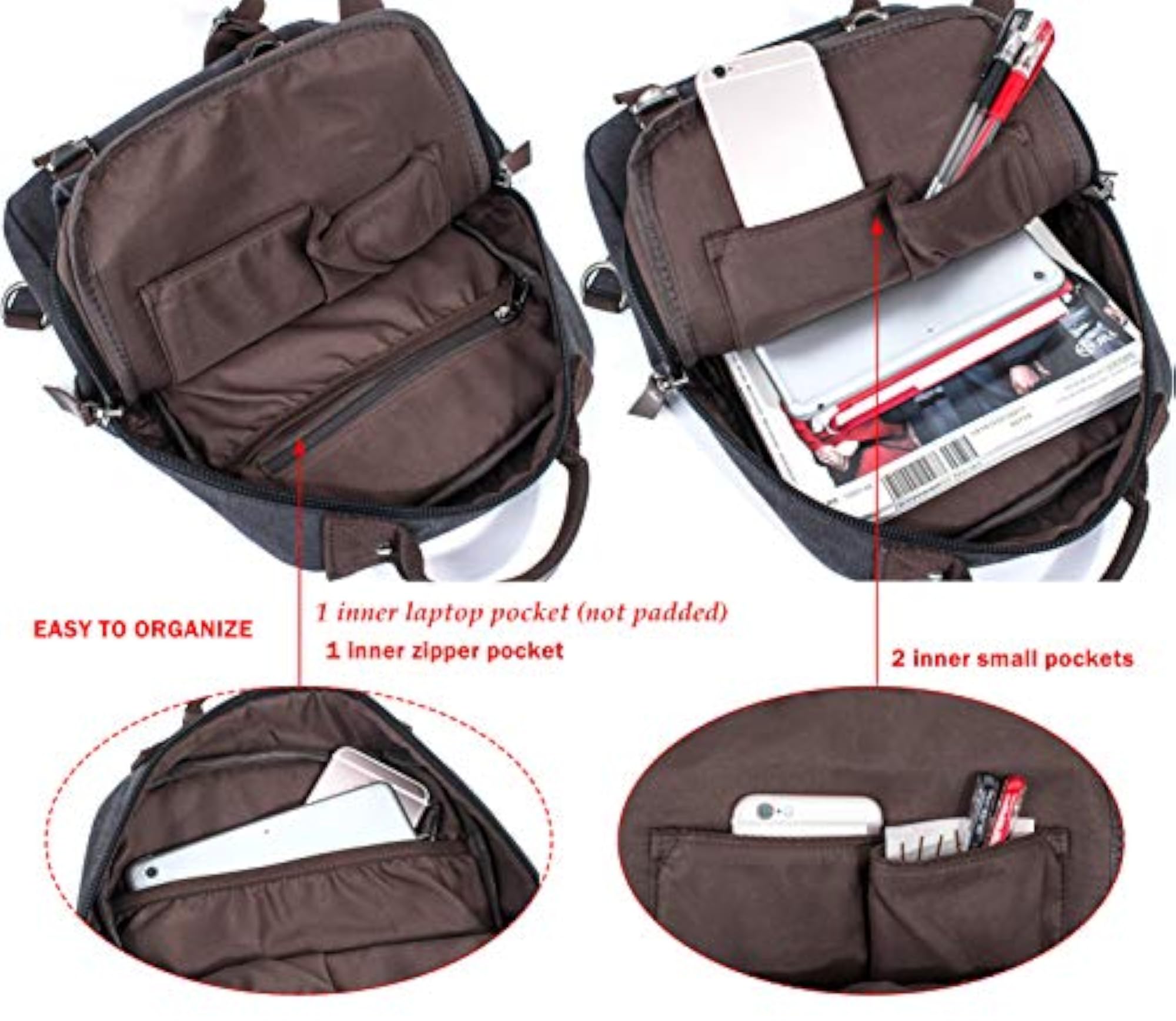Canvas One Strap Sling Cross Body Messenger Bag