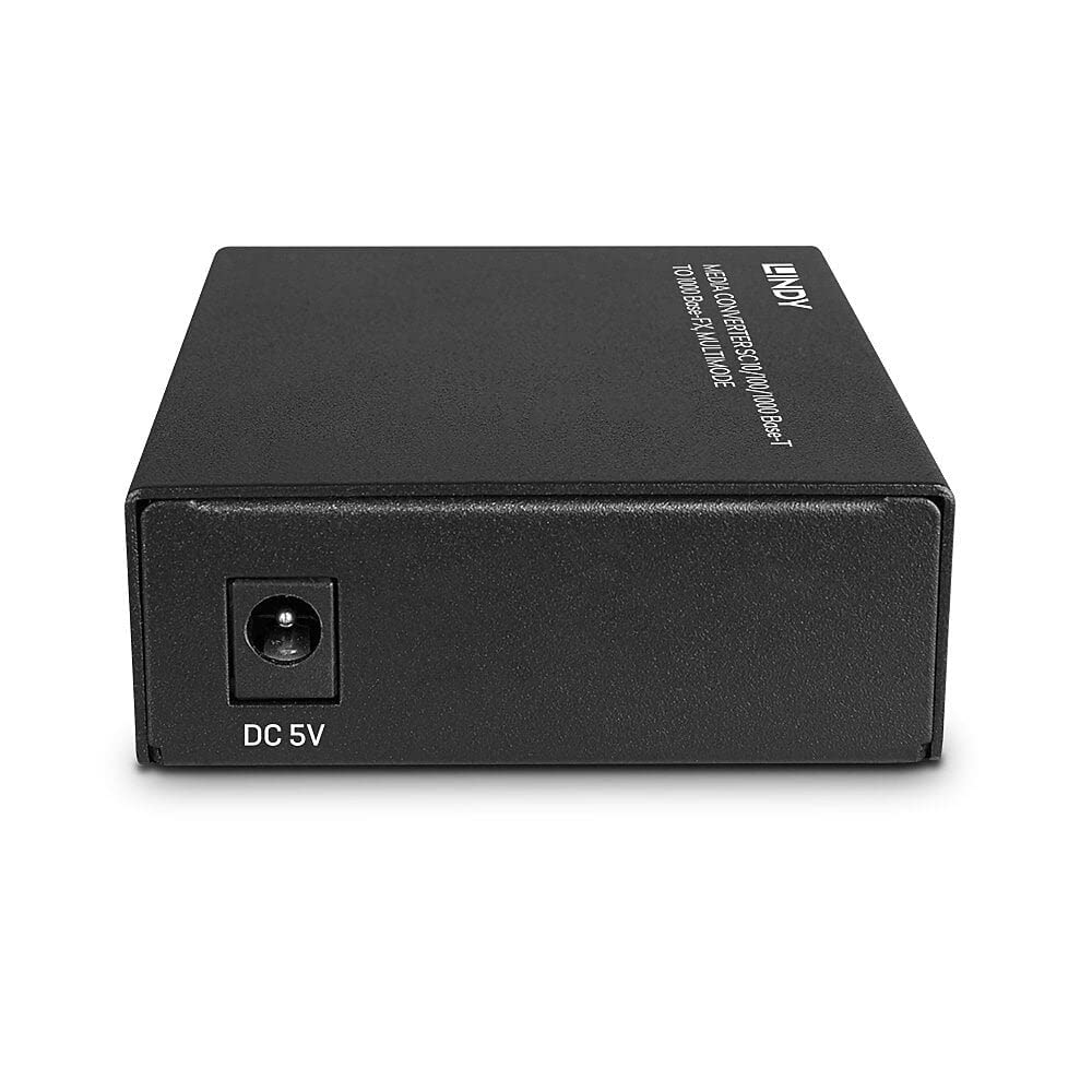 LINDY 25119 Convertisseur de médias SC 10/100/1000 Base-T vers 1000 Base-FX, Multimode
