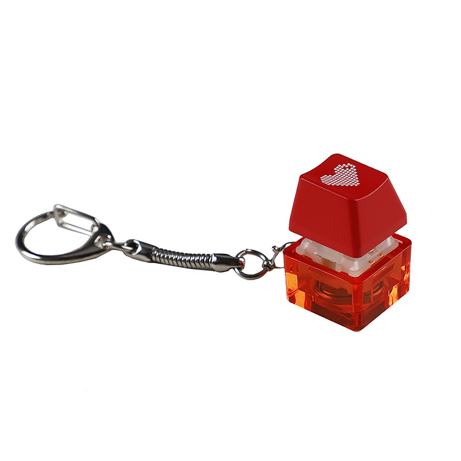 oringnat Mechanical Switches Keychain For Keyboard Switches Tester with LED Light Stress Relief Toy Gifts for Gamers