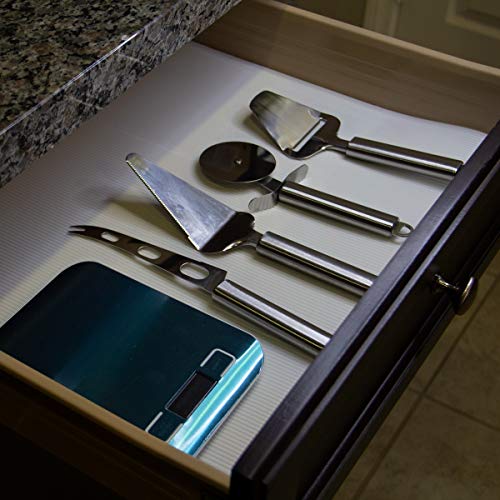 Forro de prateleira de serviço pesado Grand Fusion Housewares para armários de cozinha – 1 pacote –