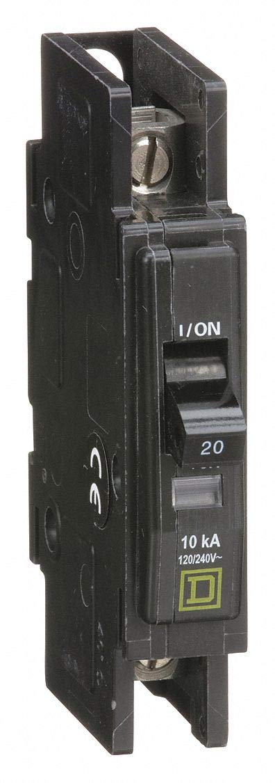 Unit Mount Circuit Breaker, QOU, Number of Poles 1, 20 Amps, 120/240VAC, Standard