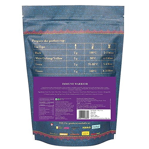 Image of TGL Co. The Good Life Company Immune Warrior Immunity Booster Green Tea, 100 gm