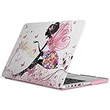 iCasso Macbook Old Retina 13 inch Case Rubber Coated Soft Touch Hard Shell Protective Cover For Macbook Pro 13 Inch Retina (No CD-ROM )Model A1425/A1502 (Butterfly Girl)