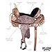 HILASON Flex Tree Western Horse Saddle American Leather Trail Barrel Racing | for Horses