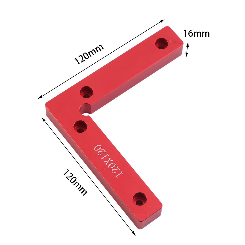 90 Degree Positioning Aluminium Alloy Corner Clamp Angle L Shape Woodworking Metal Welding Fixing Tool