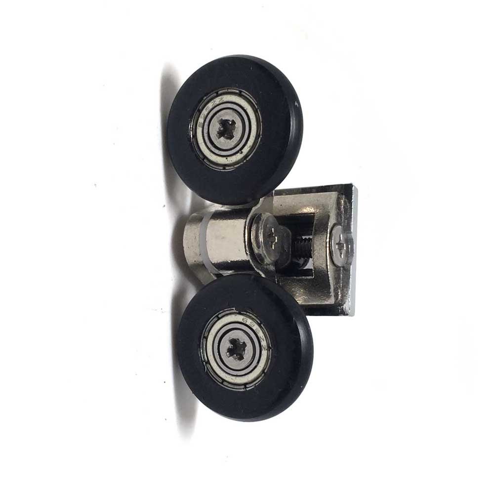 Roulettes De Rechange Pour Porte De Douche - 22.5mm, Acier Inox, Blanc, Neuf, Lot