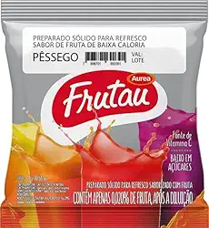Refresco Em Pó Sabor Pêssego 200g Frutau