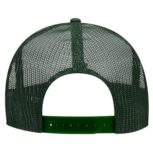 Image of OTTO Polyester Foam Front 5 Panel High Crown Mesh Back Trucker Hats in 97, Bulk, Wholesale