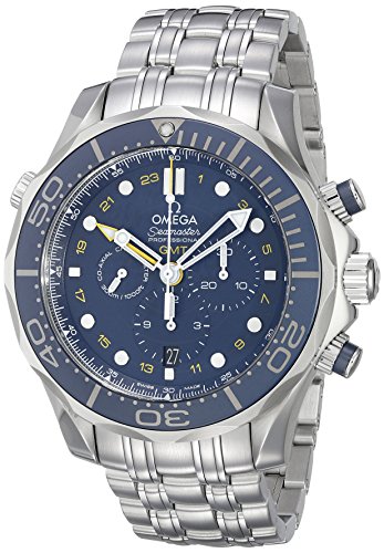 Omega Men's 21230445203001 Analog Display Swiss Automatic Silver Watch