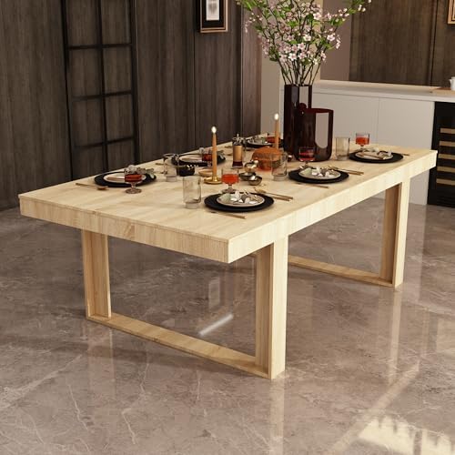 WOODTIME 86.6" W Dining Table ...
