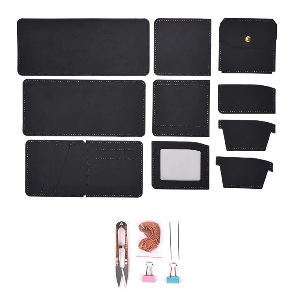 Stebcece Retro Handmade Wallet Small Coin Purse Card Holder Money Bag Craft Tool